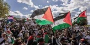 تظاهر المئات فى الأردن دعما لفلسطين