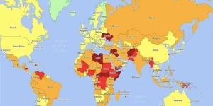 خريطة
      تكشف:
      أخطر
      3
      دول
      على
      مستوى
      العالم