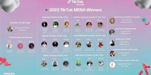 "تيك
      توك"
      تكشف
      عن
      أفضل
      صُنّاع
      المحتوى
      بالشرق
      الأوسط
      وشمال
      أفريقيا
      خلال
      2023