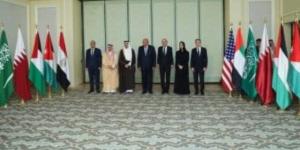 سامح شكرى و4 وزراء عرب يلتقون وزير خارجية أمريكا فى القاهرة