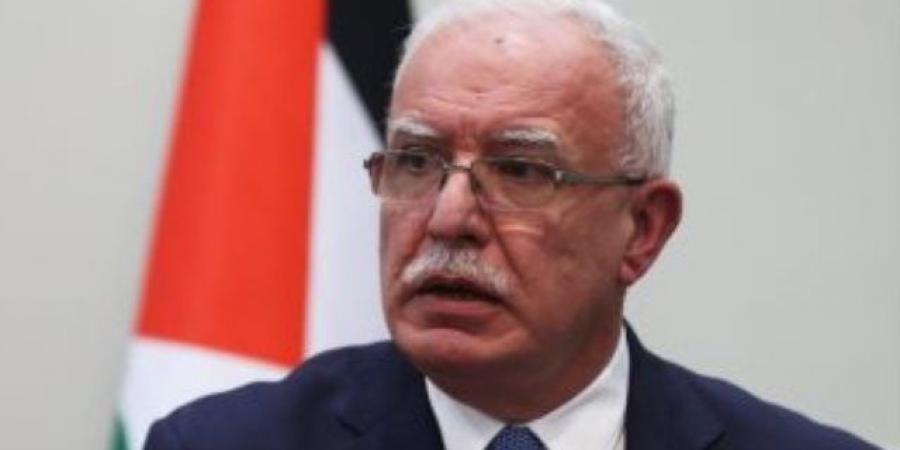 وزير الخارجية الفلسطينى: إسرائيل تهدف لتدمير فلسطين والقضاء عليها