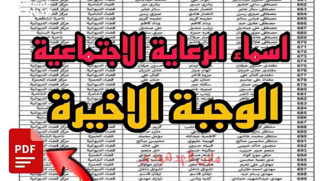 تحميل كشوفات واستخرج أسماء الرعاية الاجتماعية عبر منصة مظلتي