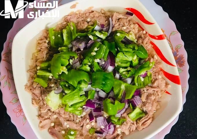 سلطة التونة بالخضار