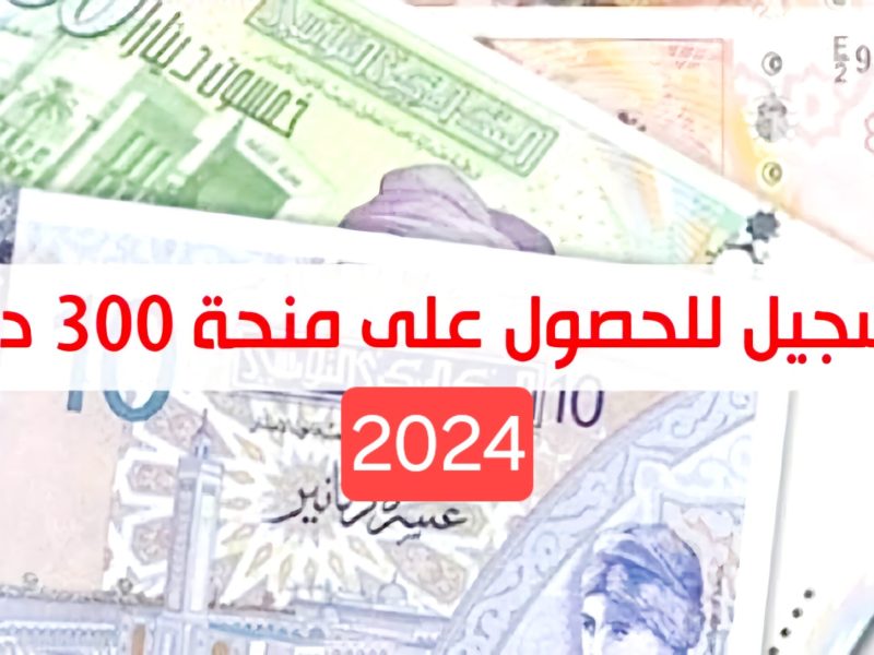 أبرز شروط مهمة حول خطوات التسجيل في منحة 300 دينار 2024 تونس