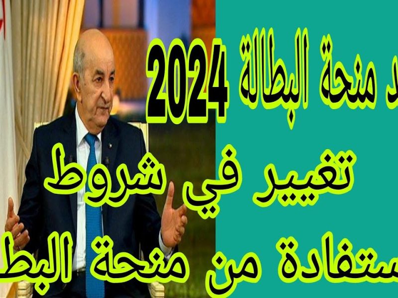 الفرصة بين ايديك .. شروط التسجيل فى منحة البطالة الجزائر 2024