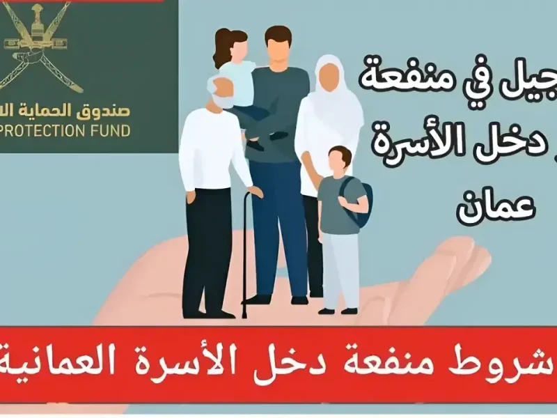 ملف التقديم والتسجيل علي دخل الاسرة في عمان من خلال صندوق الحماية الاجتماعية