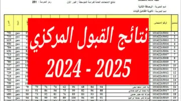 البحث العلمي والتعليم العالي توضح نتائج القبول المركزي 2024