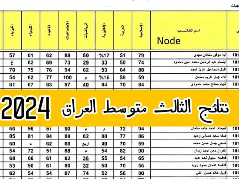 نتيجتي علي نتائجنا كلها متاحة من خلال الاستعلام عن نتائج الثالث المتوسط الدور الثالث 2024