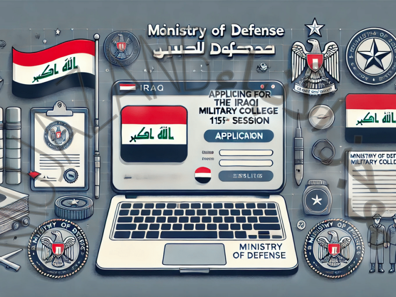 بالخطوات التقديم علي الكلية العسكرية العراقية الدورة رقم 115