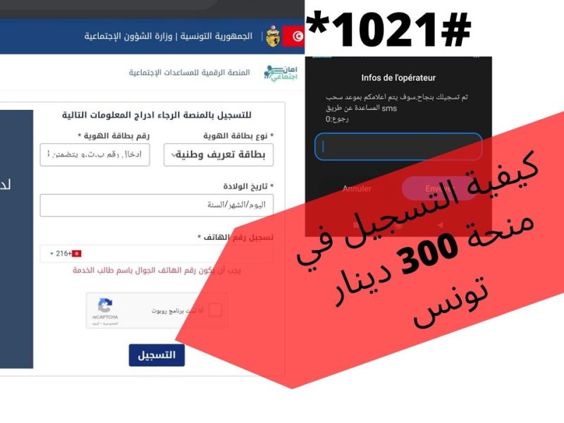 سجل فوراً …  التقديم في منحة 300 دينار تونس social.gov.t2024  