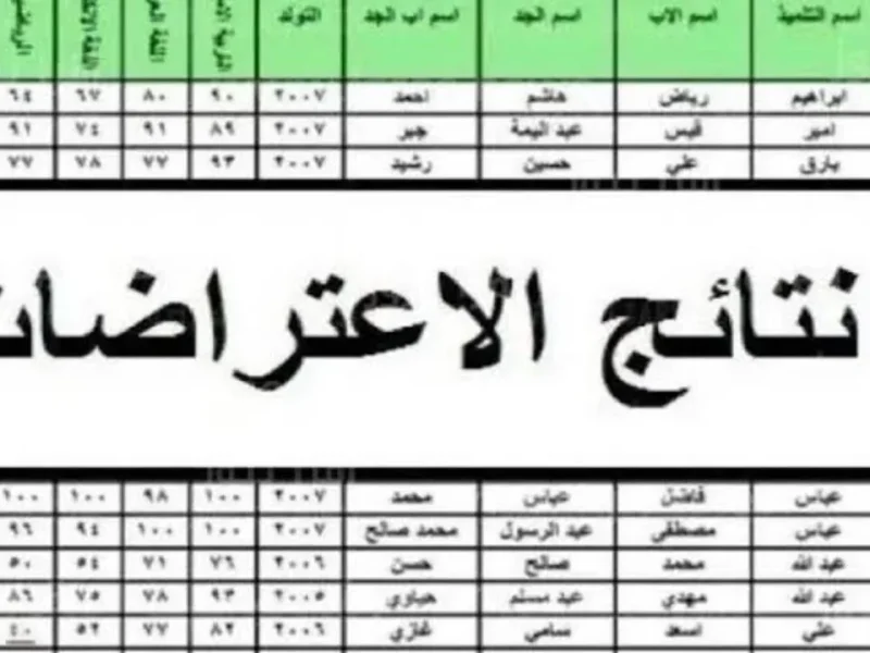 فرصتك تعترض وتغيّر مصيرك.. تقديم اعتراض نتائج السادس الإعدادي الدور الثاني 2025 في العراق تابع بنفسك