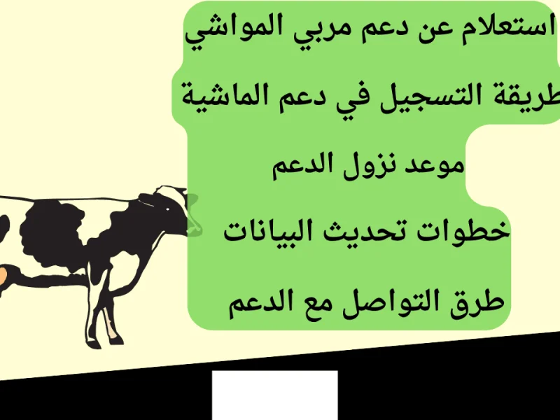 البيئة والزراعة .. تطرح خطوات التسجيل فى دعم المواشى واهم الشروط