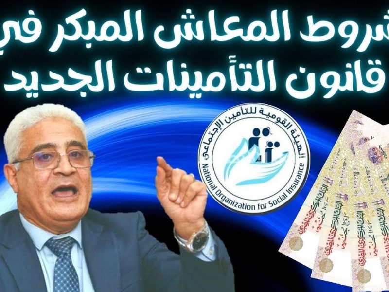 التأمينات توضح كيفية الحصول على المعاش المبكر أول يناير 2025