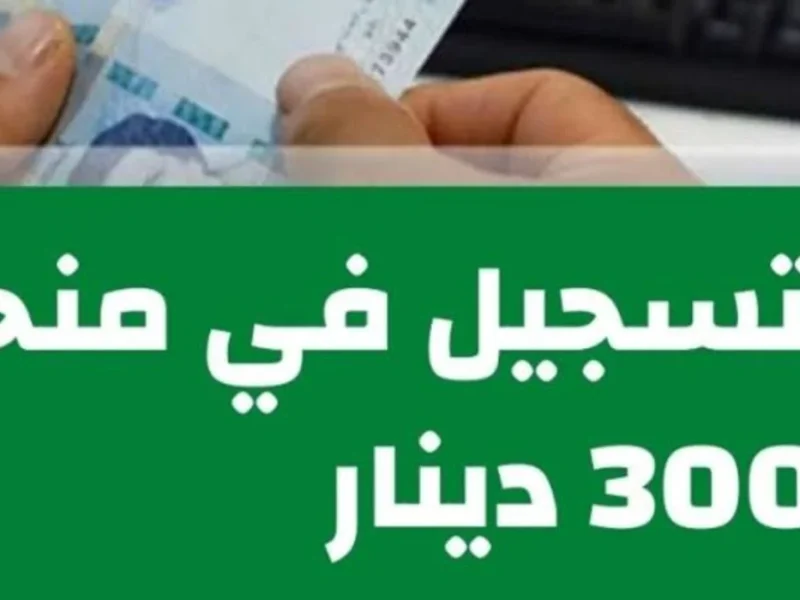 قدم حالا علي رابط التقديم في منحة 300 دينار تونس بهذه الشروط