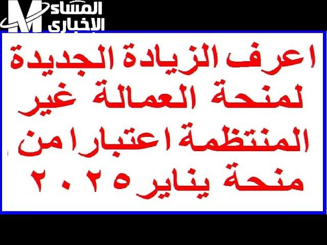 في هذا الموعد تطبيق زيادة المنح الدورية للعمالة غير المنتظمة