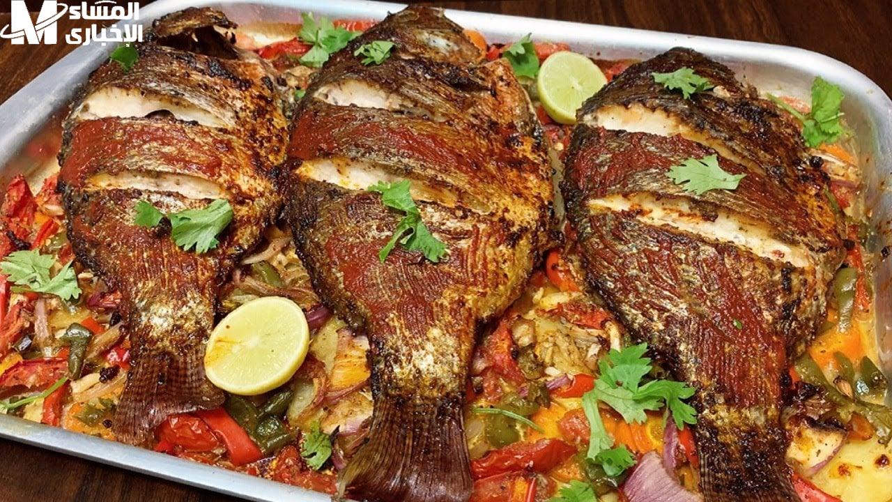 صينية السمك بالبطاطس
