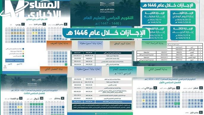 تعرف عليها خلال أيام قليلة ..موعد إجازة نصف العام الدراسي 1446 في المملكة العربية السعودية