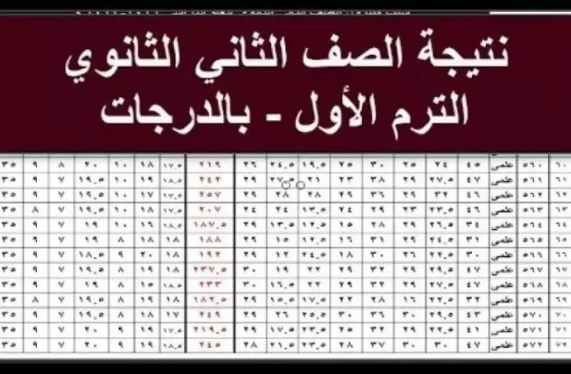 قريباً الإعلان عن نتيجة الصف الاول والثاني الثانوي 2025