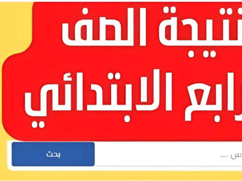 بالتفاصيل والخطوات تعرف علي نتيجة الصف الرابع الابتدائي 2025 الترم الأول