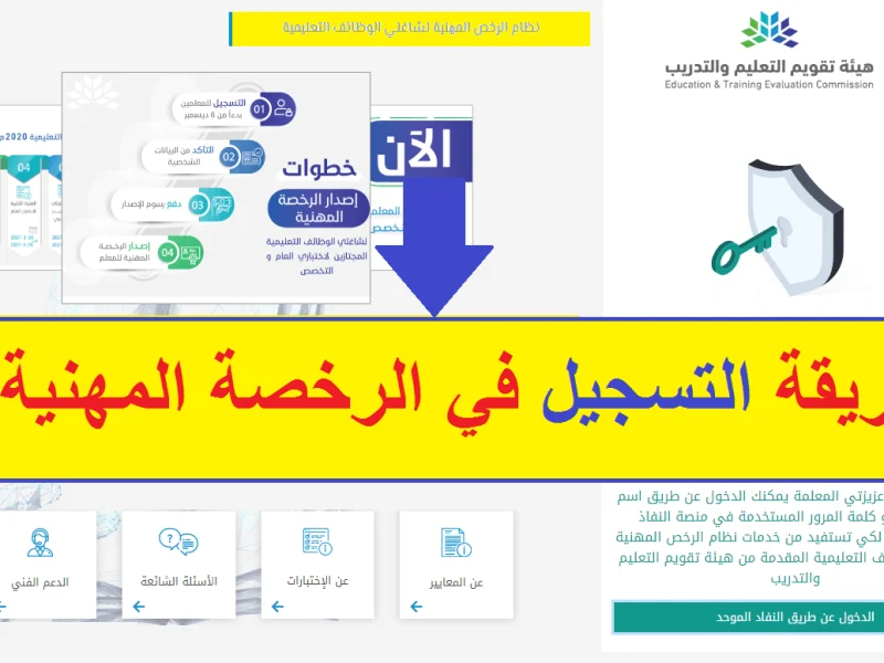 في المملكة تعرف علي طريقة اصدار الرخصة المهنية للمعلمين والمعلمات