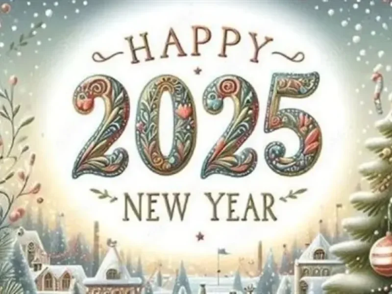 أجمل رسائل التهنئة لعام 2025 Happy new year