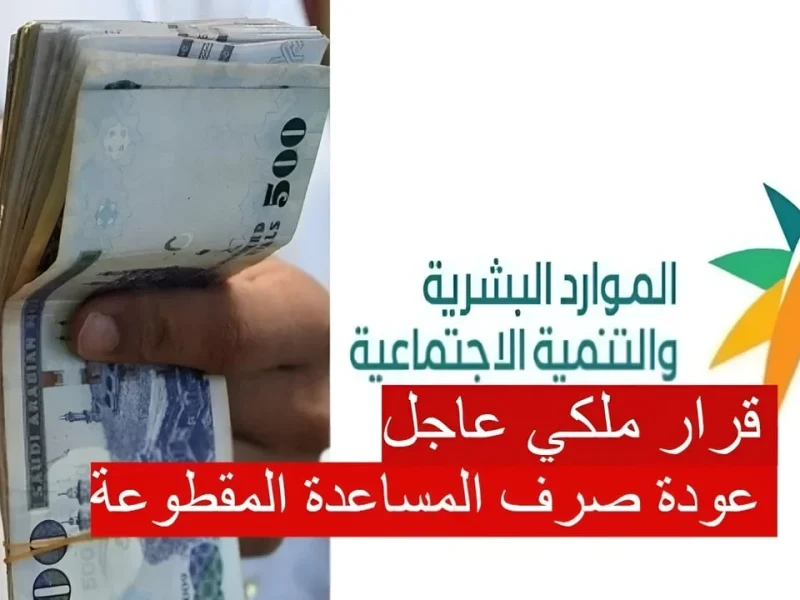 الموارد البشرية تُجيب عن حقيقة عودة المساعدة المقطوعة 10000 ريال في السعودية