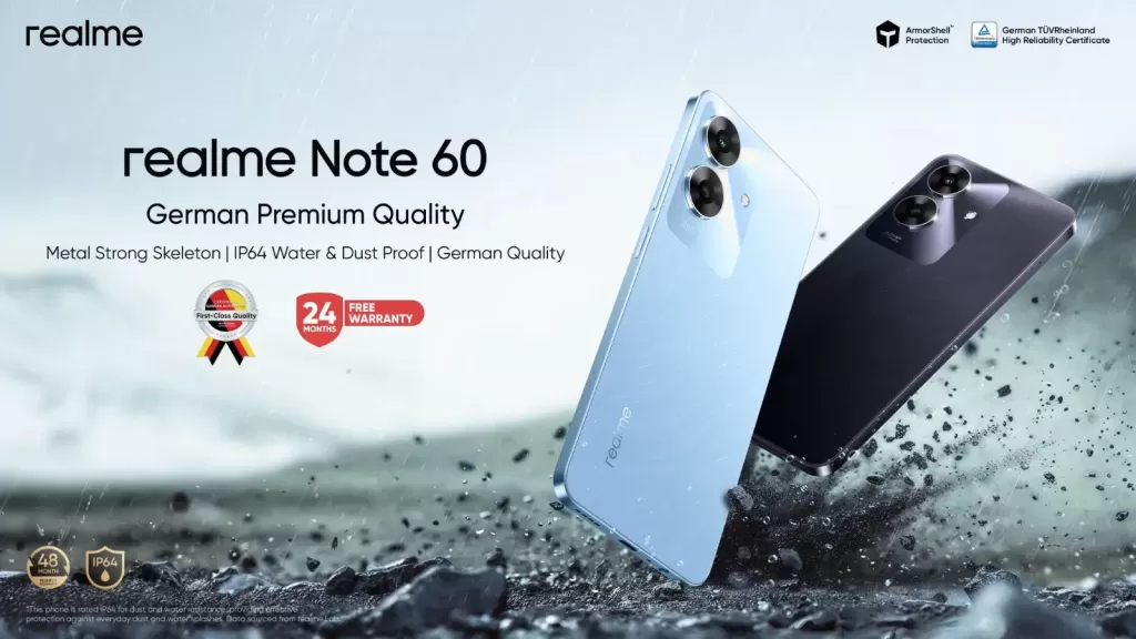 الرائد في مجال الهواتف من ريملي تعرف علي سعر أكتشف Realme Note 60 - المساء الاخباري