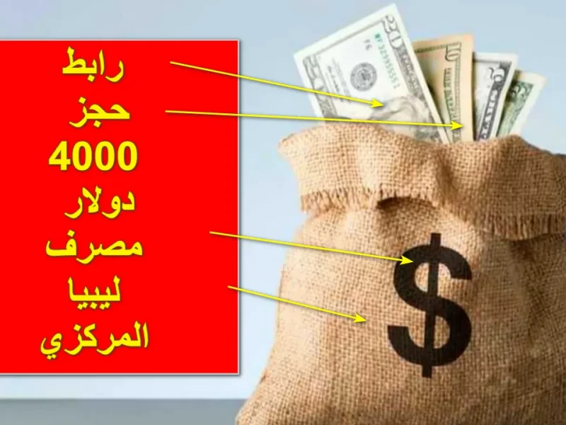 رابط منظومة حجز الدولار 4000 من مصرف ليبيا المركزي 2025 والشروط المطلوبة