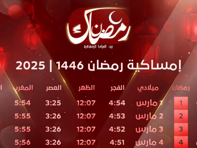 استقبل رمضان بأفضل استعداد.. خطوات تنزيل امساكية رمضان 2025