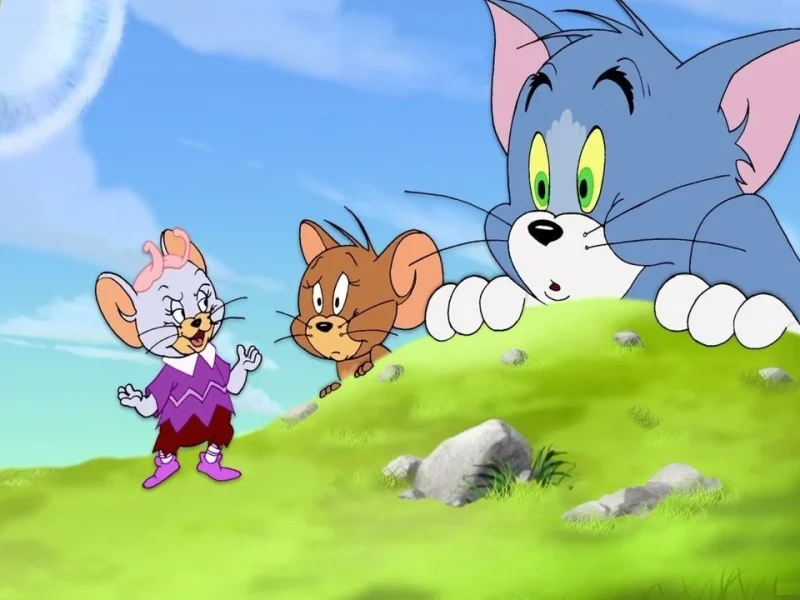 القط بيلعب مع الفار مع تردد قناة توم وجيري Tom and Jerry الجديدة للجميع