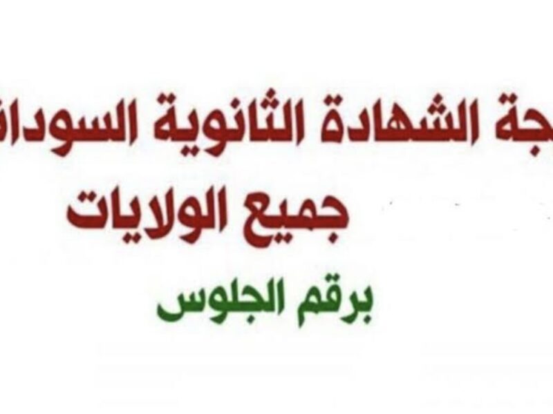 نتائج الشهادة السودانية 2025 ظهرت الآن.. استعلم برقم الجلوس فورًا