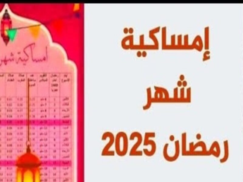 أوقات الإفطار في رمضان والإمساكية كاملة 30 يوم.. تعرف على المواقيت قبل بداية شهر الخير بساعات قليلة