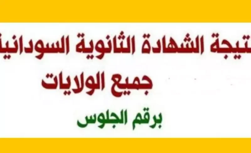 نتيجة الشهادة السودانية 2025.. شوفها فورًا برقم الجلوس والرقم الوطني