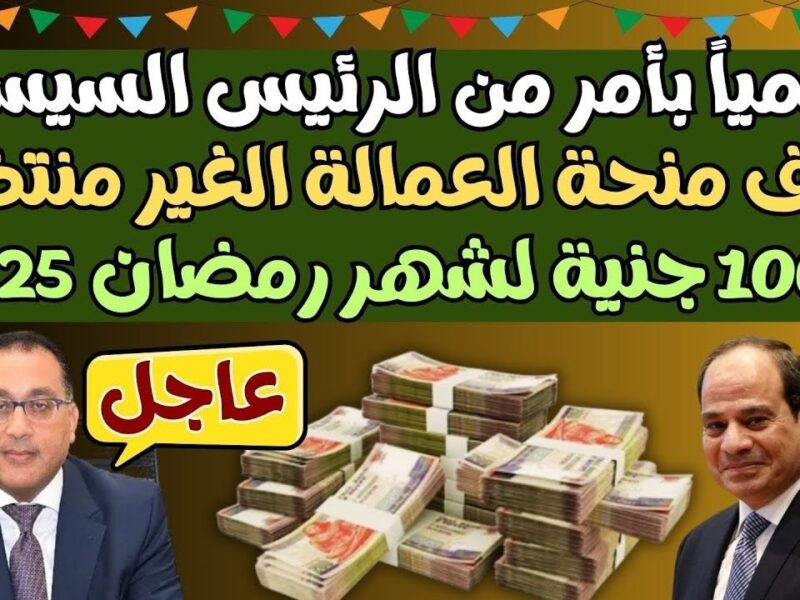 1500 جنيه مضمونين.. طريقة الحصول على منحة العمالة غير المنتظمة 2025 وطريقة الاستعلام عنها