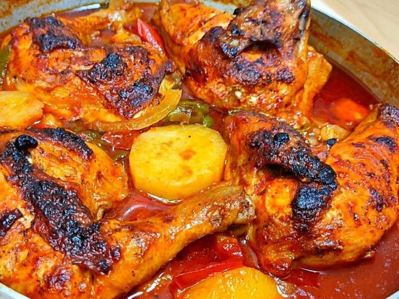 بطاطس وريحة طاغية .. صينية بطاطس بالفراخ بطعم خرافي أكلة سريعة نارية