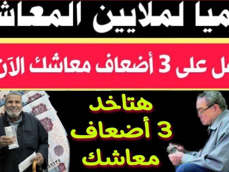 حاجة تفرّح فعلًا .. مفاجأة سارة لأصحاب المعاشات استلم تلات أضعاف