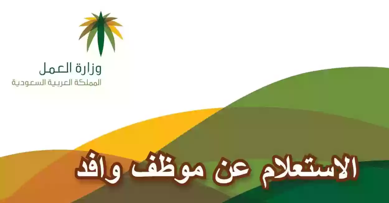 وظف وافد