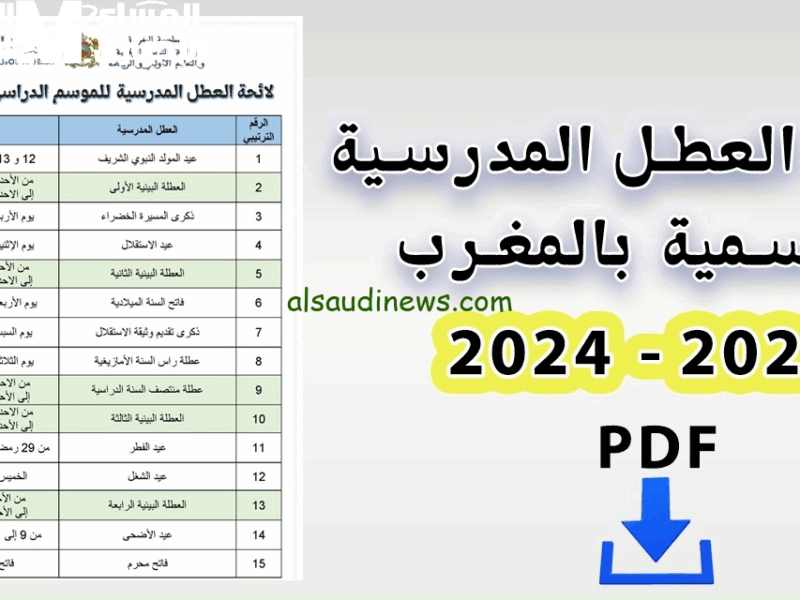 موعد العطلة الربيعية 2025 في المغرب