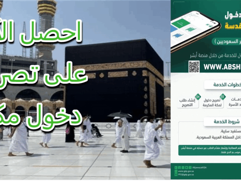 تعرف على الإجراءات الرسمية.. طريقة التقديم للحصول على تصريح دخول مكة 1446