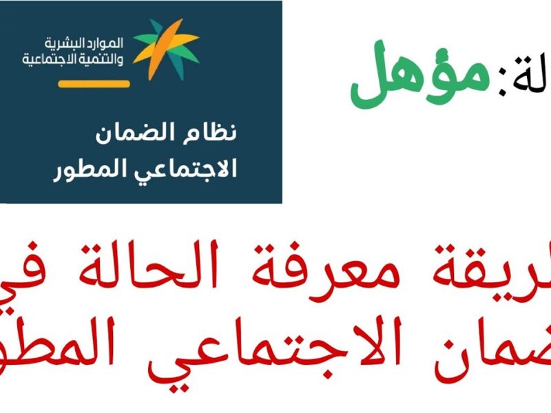 رسميًا نزلت.. نتيجة أهلية الضمان المطور لدورة 40 شوف اسمك قبل غيرك