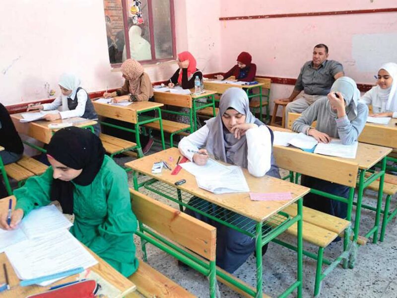 الترم التالت دخل السخونة.. بدء اختبارات منتصف الفصل الثالث 2025 الامتحان بدأ