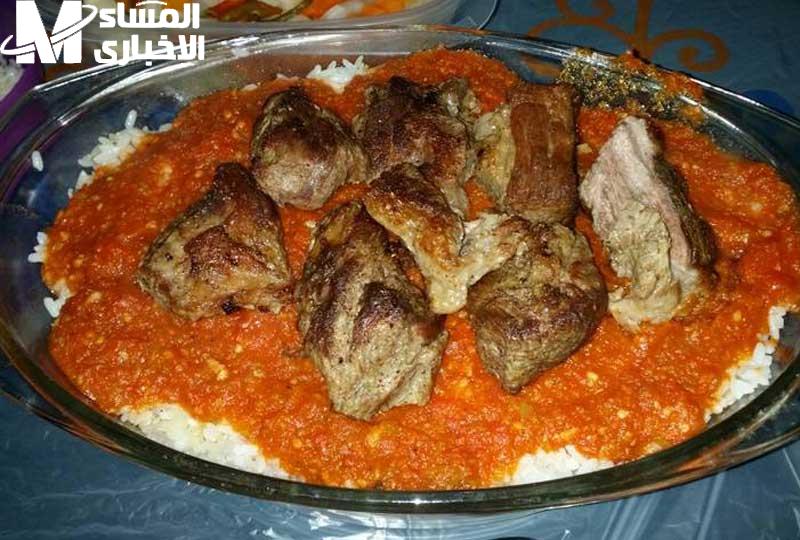 مش بس في العيد..طريقة عمل الفتة المصرى بالثوم والصلصلة