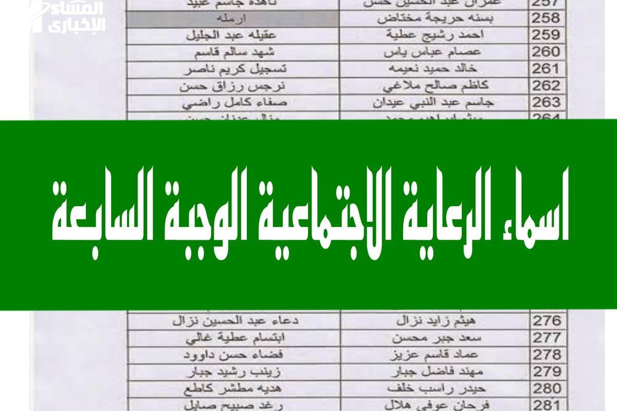 اعرف اسمك بين المشمولين بالرعاية الاجتماعية