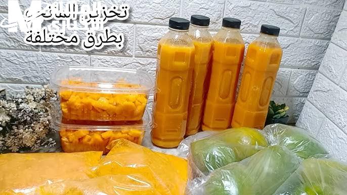 طريقة تخزين المانجو في الفريزر