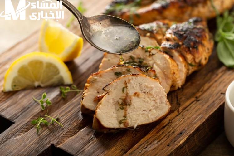 التتبيلة حبست الطعم كله .. تتبيلة الدجاج المشوي للرجيم خفة ولذاذة