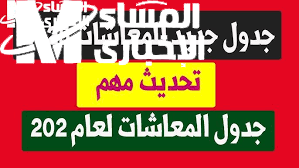 جدول معاشات 2025