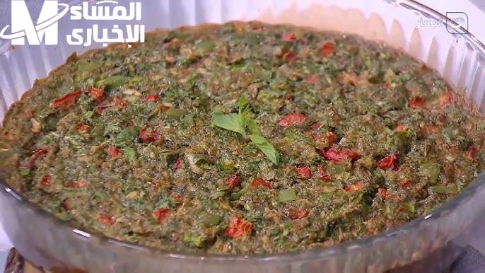 العجة بالخضار