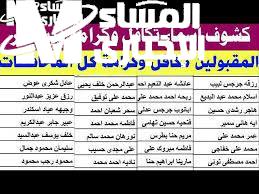 الأسماء الجديدة في تكافل وكرامة 2025
