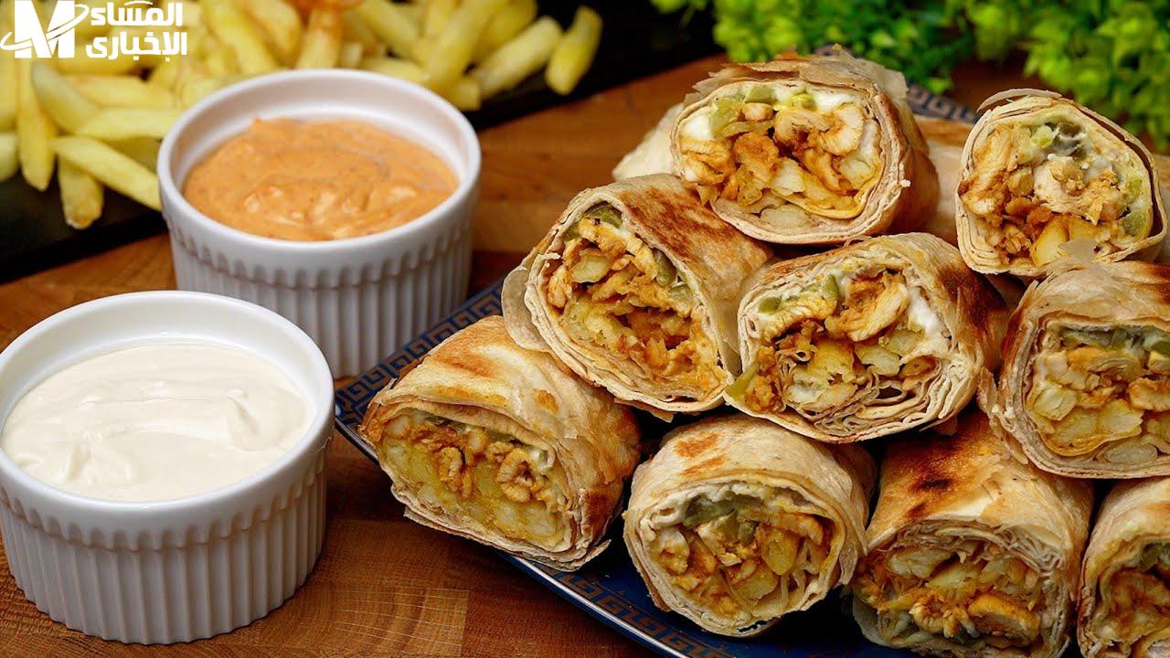 شاورما دجاج سورية