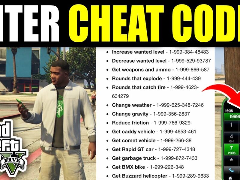 المهام كلها بقت عندك .. شفرات ومهام GTA V متعة شاملة